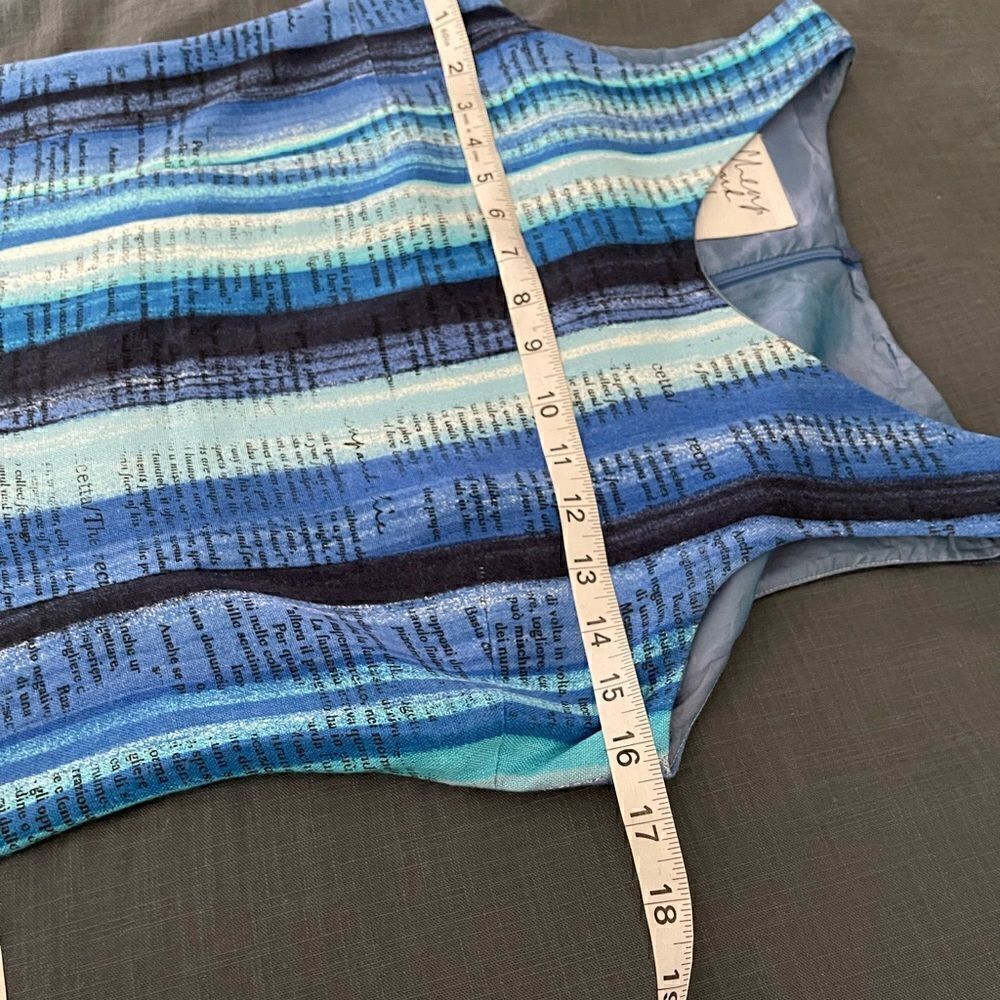 Vintage MOSCHINO text print dress size 6 - Picture 10 of 16